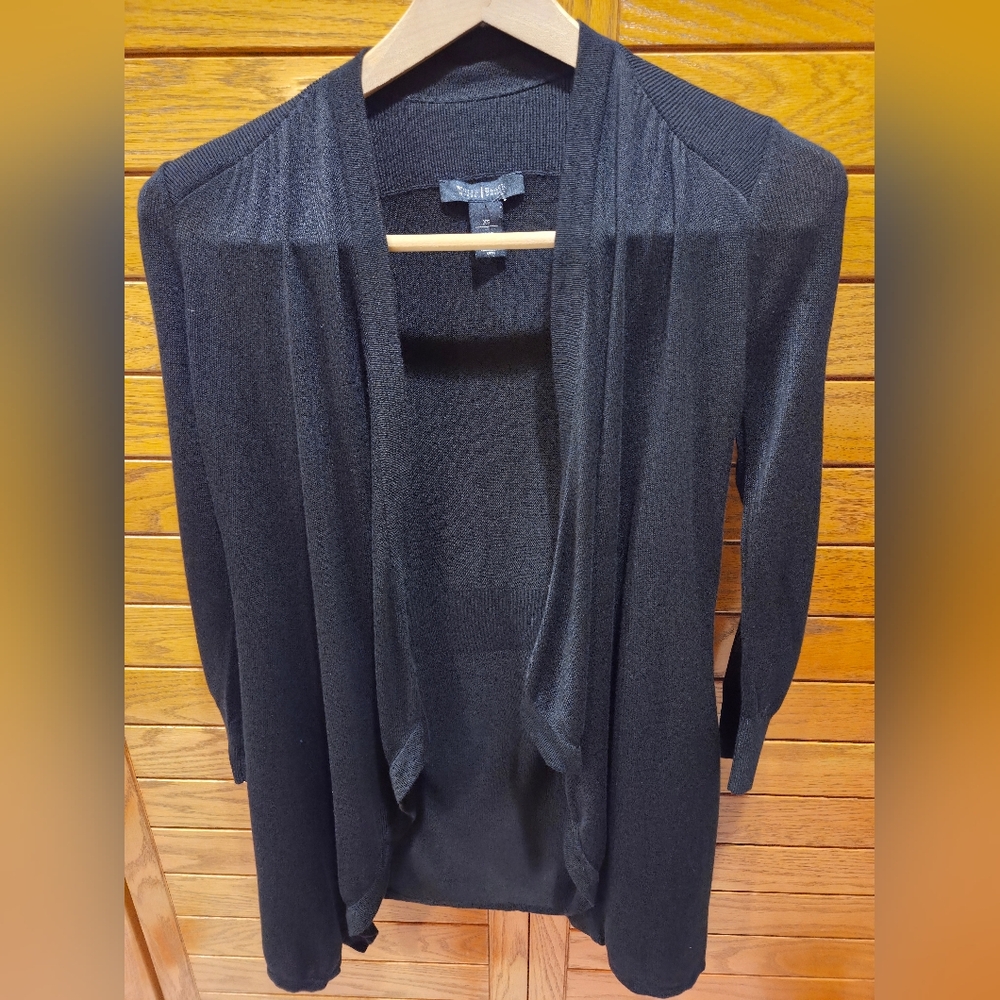 White House Black Market Black Carnigan Sweater